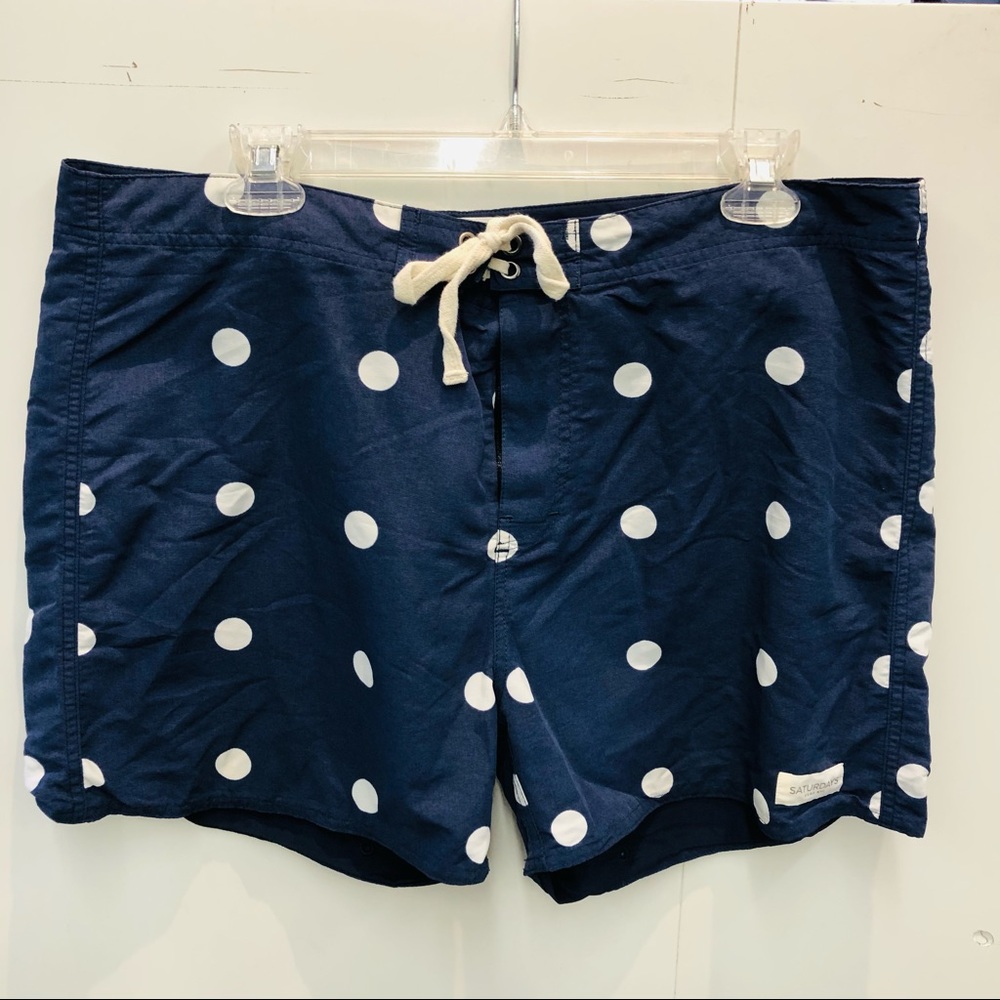 Saturday Surf NYC Polka Dot board shorts 34